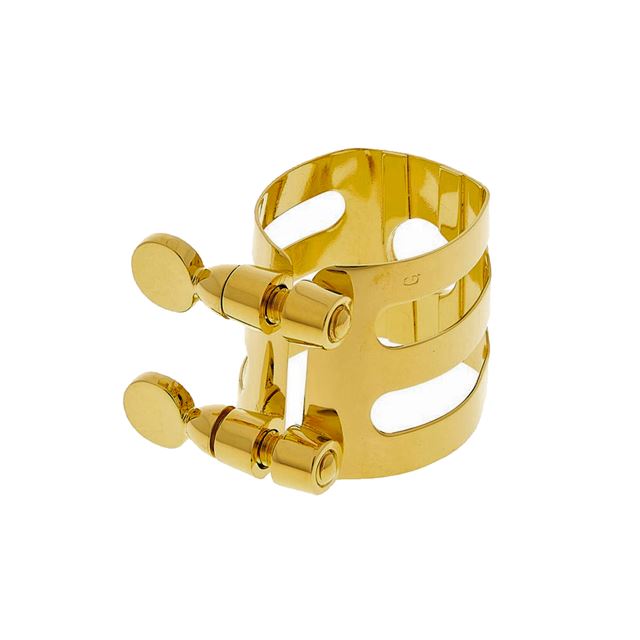 Woodstone Soprano Saxophone Ligature in Gold Plate