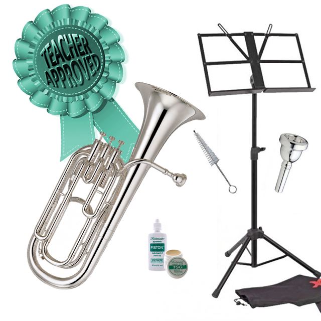 Cambridge Classic 3V Non Compensating Baritone Horn Smart Choice Pack