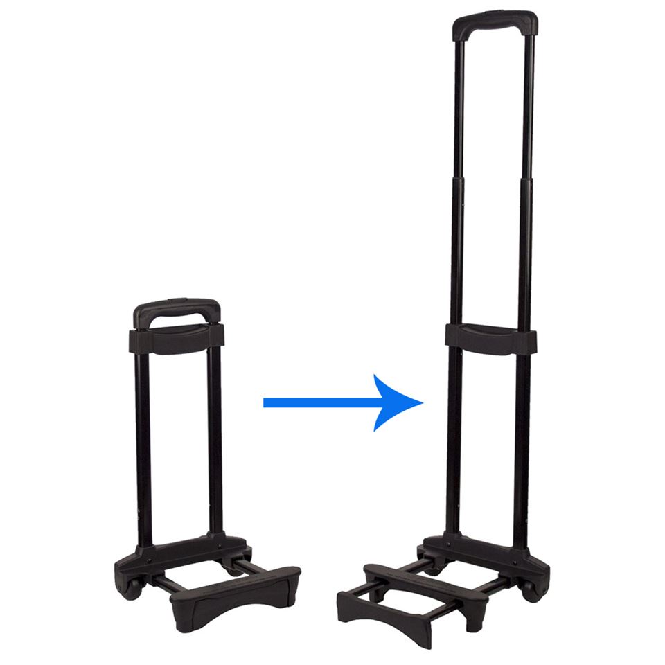 Protec Trolley with Expanding Base and Telescopic Handle