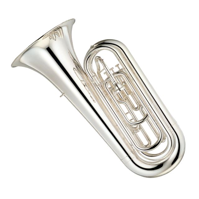 Cambridge Single Bb 3/4 Student Tuba Silverplated