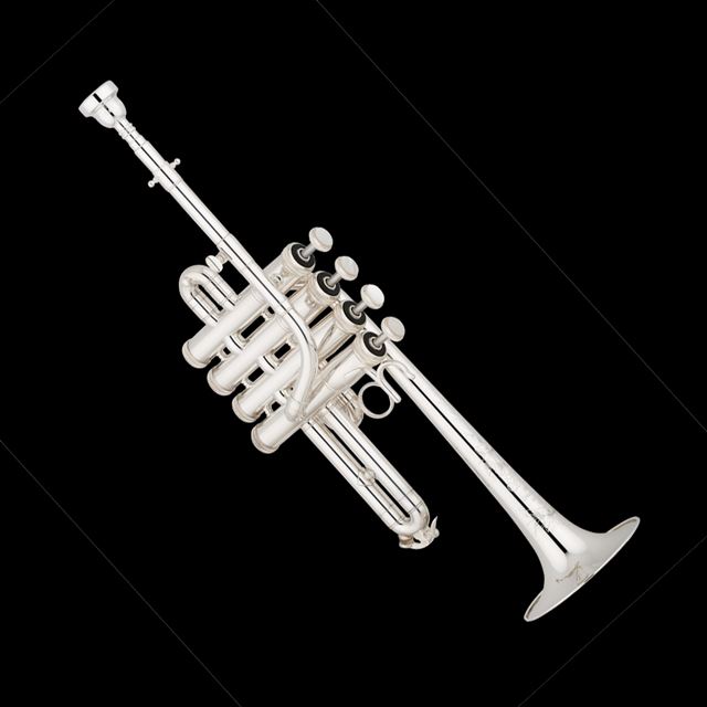 S.E. Shires 9Y Piccolo Trumpet - Silver Plated 