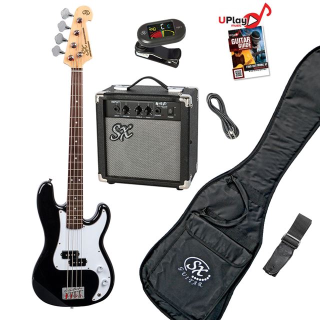 Bass Guitar Bundle with Amp and Carry Bag