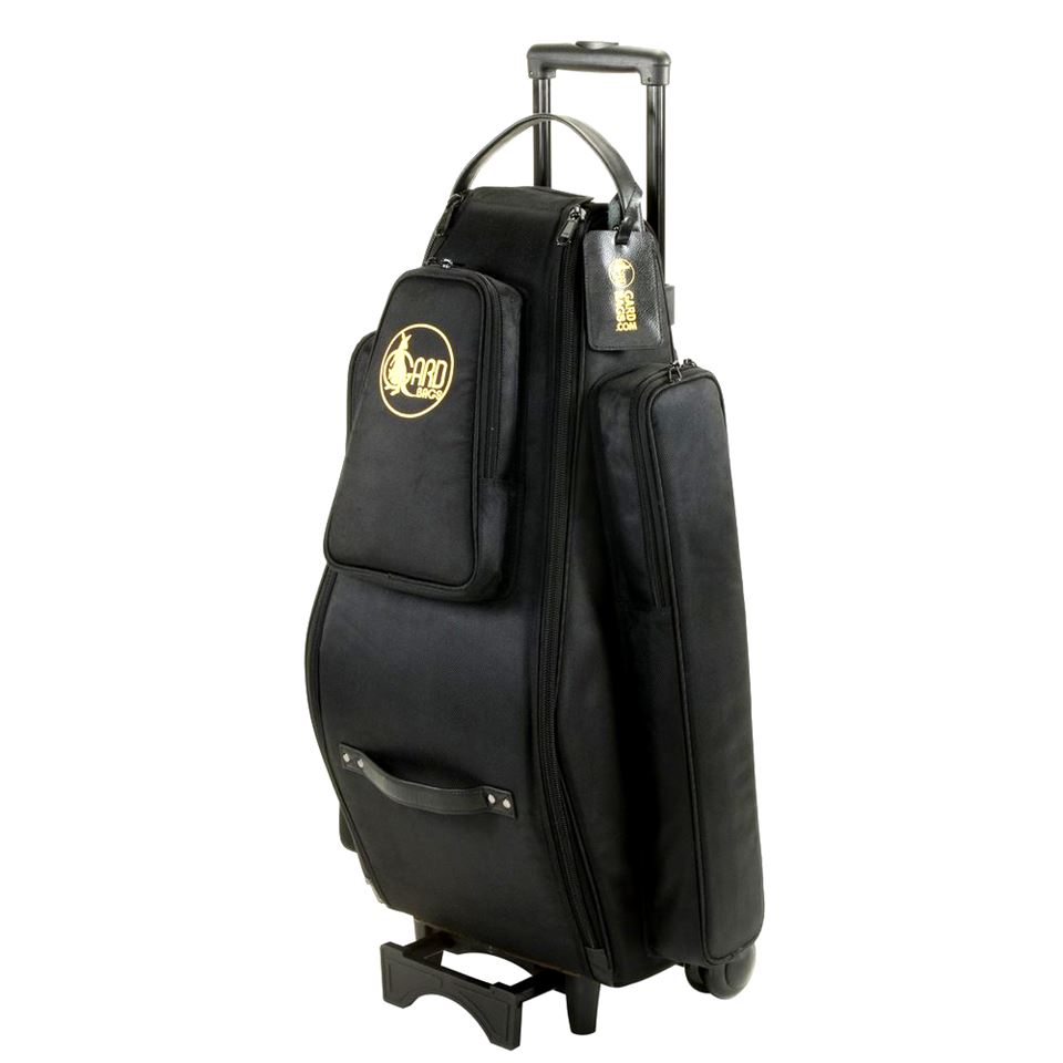Gard Double Alto and Soprano Saxophone Case / Gig Bag with Wheels