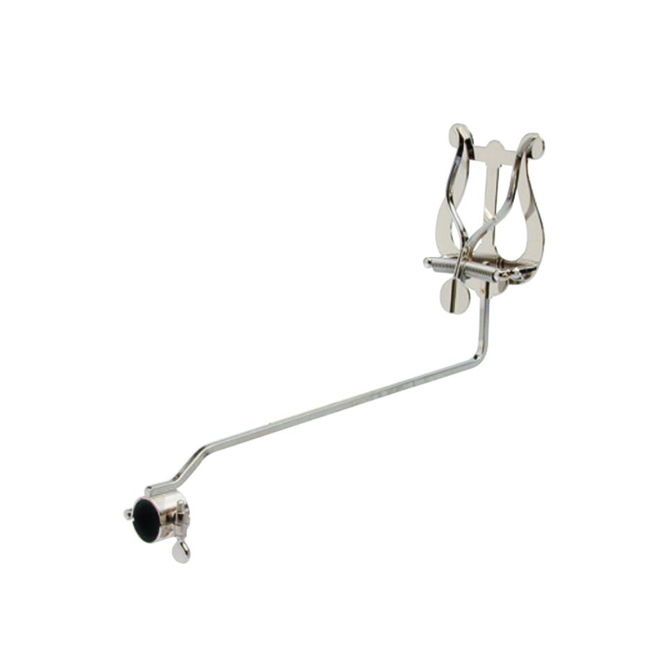 Riedl Premium  Silver Plated Trombone Lyre Clamps onto Lead Pipe 