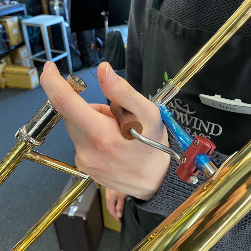 Adjustable Trombone Thumb Support 
