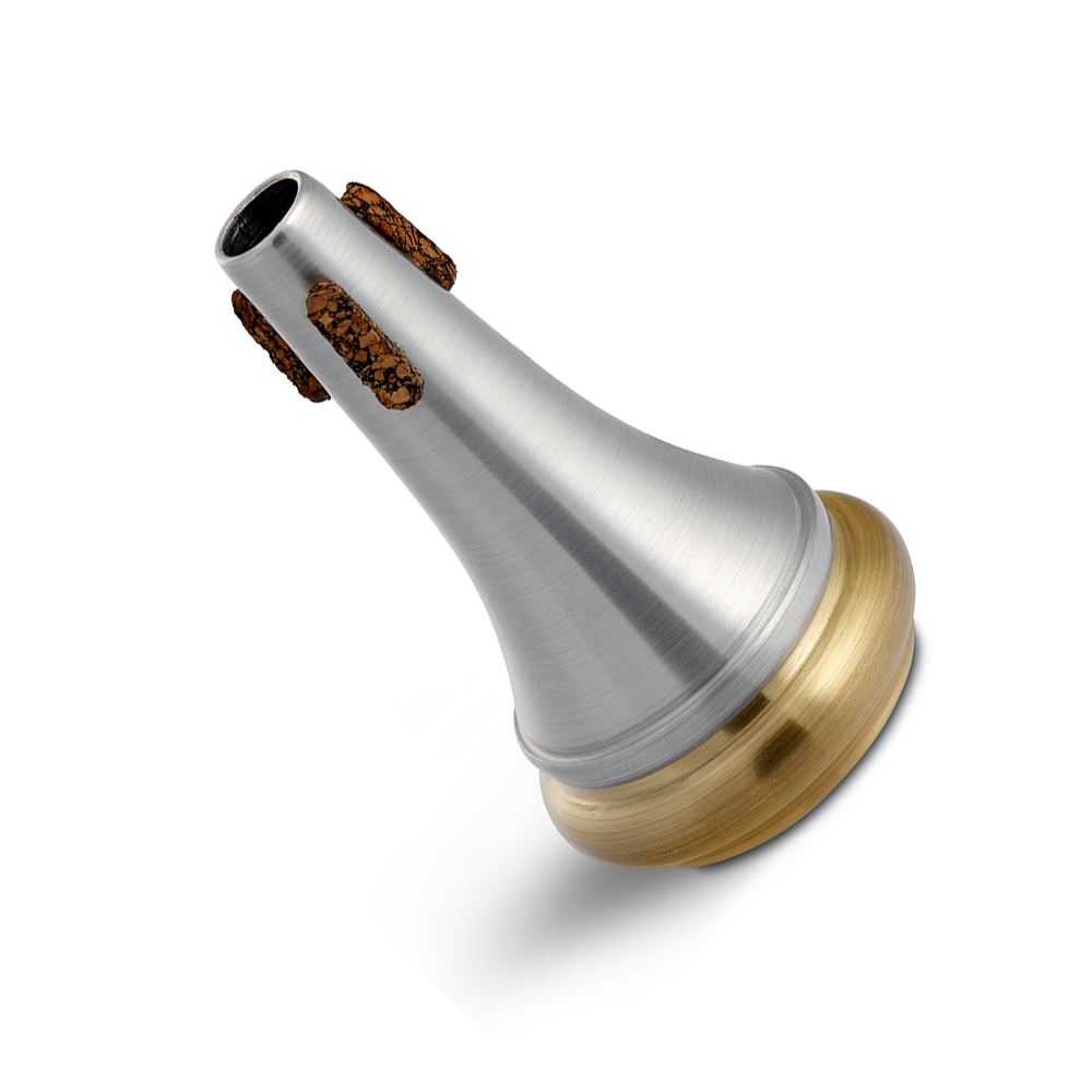 Stomvi Piccolo Trumpet Straight Mute Aluminium with Brass Bottom - Mutes -  Cornets and Flugelhorns - Sax & Woodwind and Brass