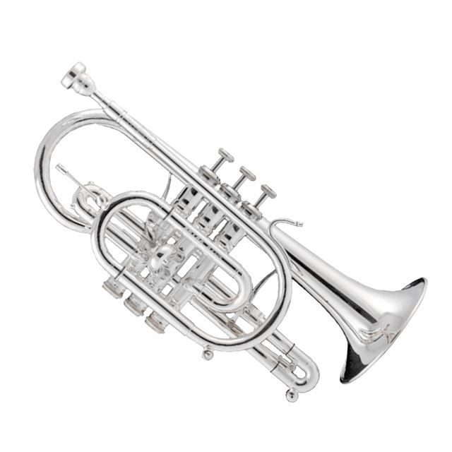 Stomvi Titan Bb Copper Bell Silverplate Cornet