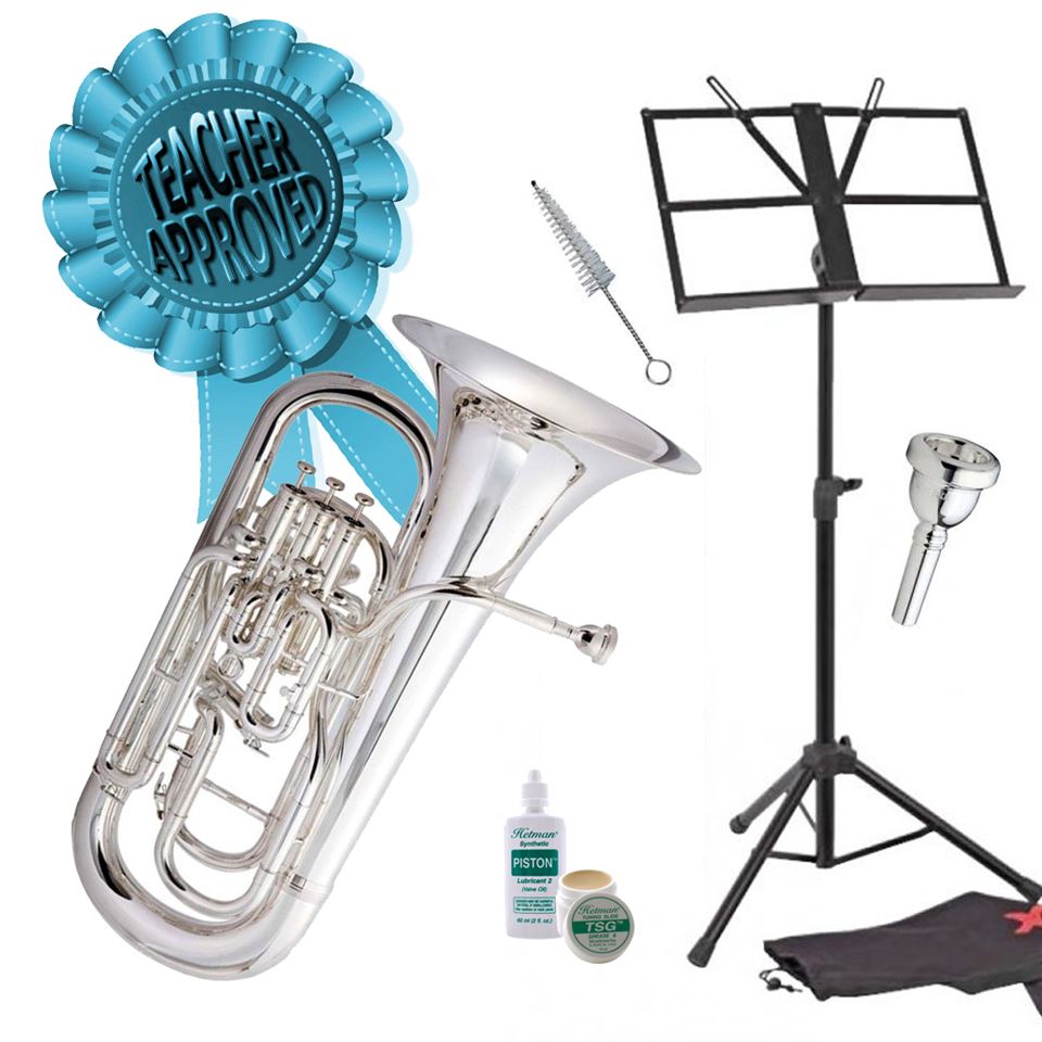 Cambridge Classic 4 Valve Compensating Euphonium Smart Choice Pack