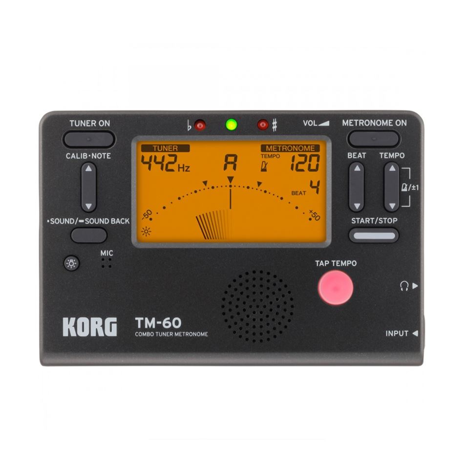 TM60 Combined Digital Tuner/Metronome Metronomes and tuners for