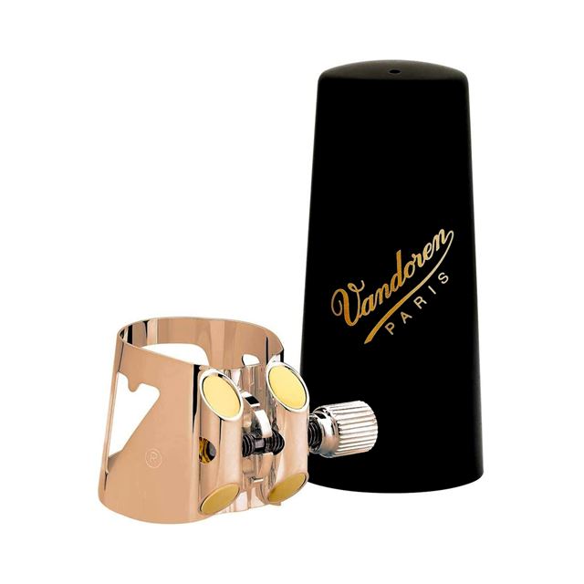 Vandoren Optimum Bb Clarinet Ligature Pink Gold Plate