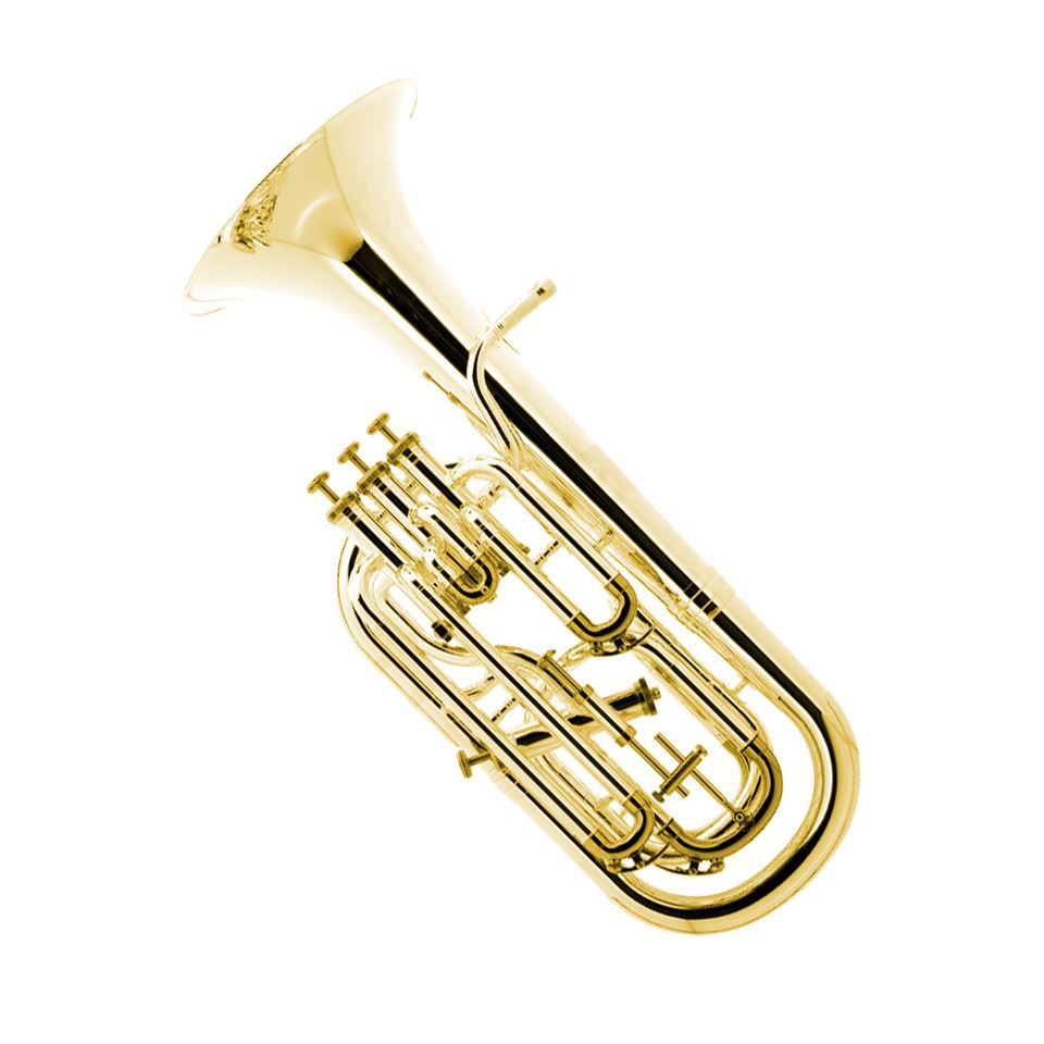 Cambridge Classic 4 Valve Non-Compensating Baritone Horn Gold Lacquer 