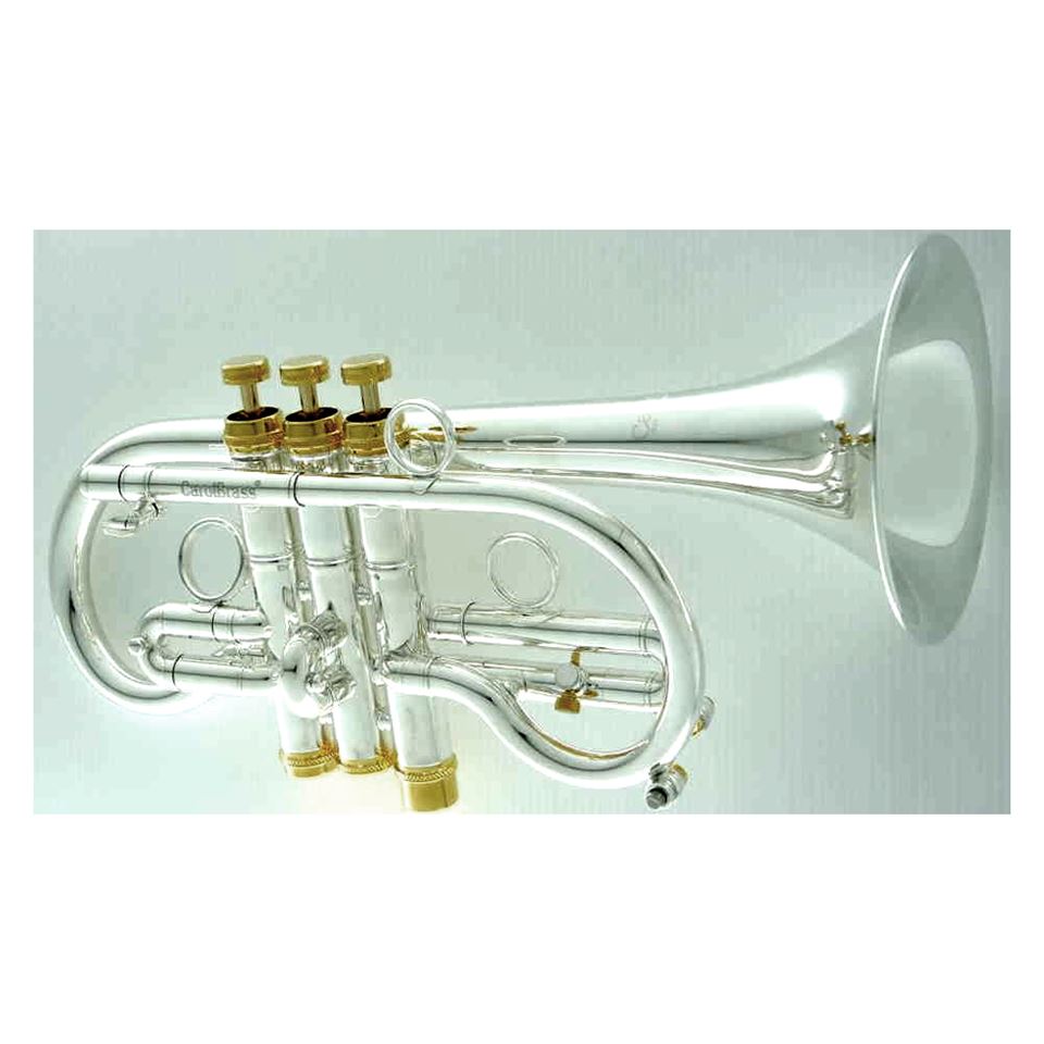 Carol Brass E Flat Cornet Silver Plated CCR7775YSSEBSG