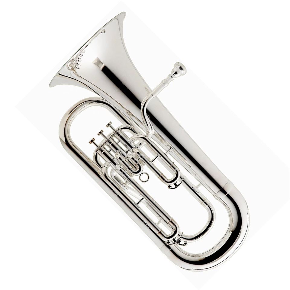 BESSON 3 VALVE 1000 SERIES STUDENT EUPHONIUM SILVER PLATED