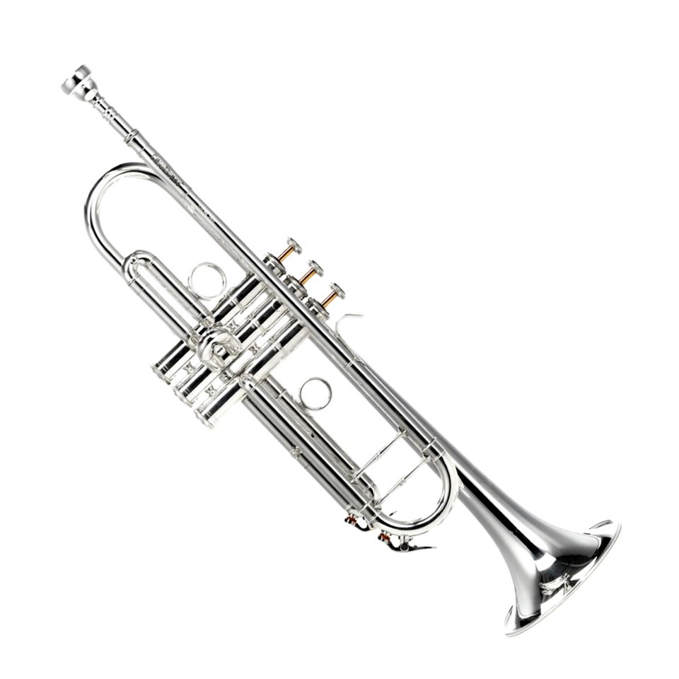 Carol Brass Intermediate Heavyweight Trumpet Silver Plated CTR5060HGSSBbS