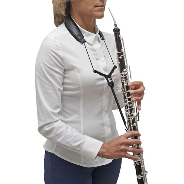 BG Leather English Horn Neckstrap with Expander