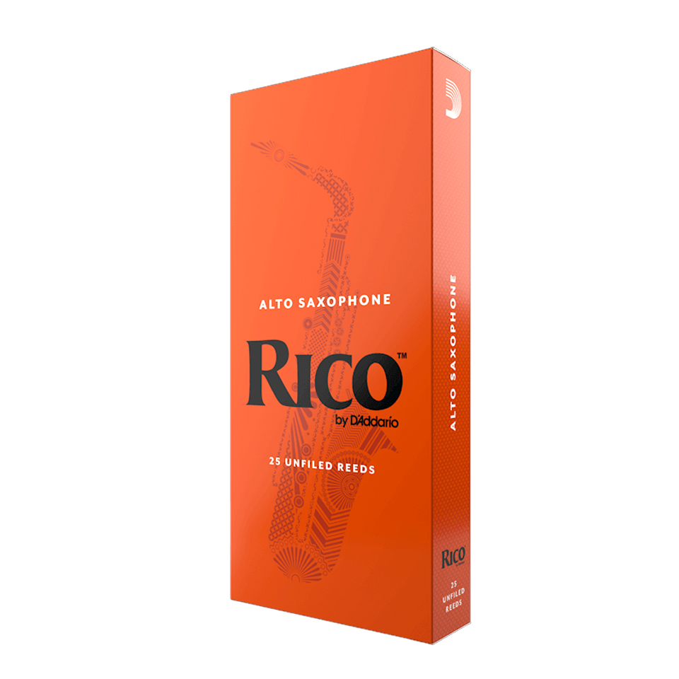 RICO BY D'ADDARIO ALTO SAXOPHONE REED BOX OF 25