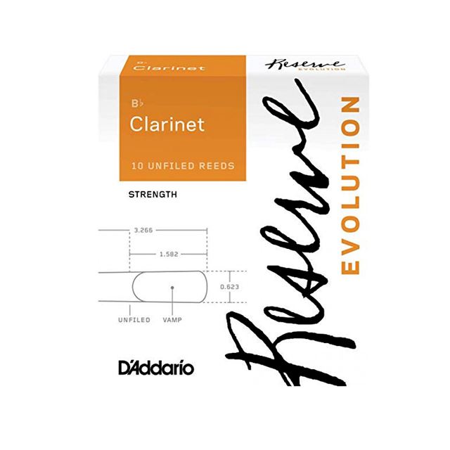 D'Addario Reserve Evolution B Flat Clarinet Reeds