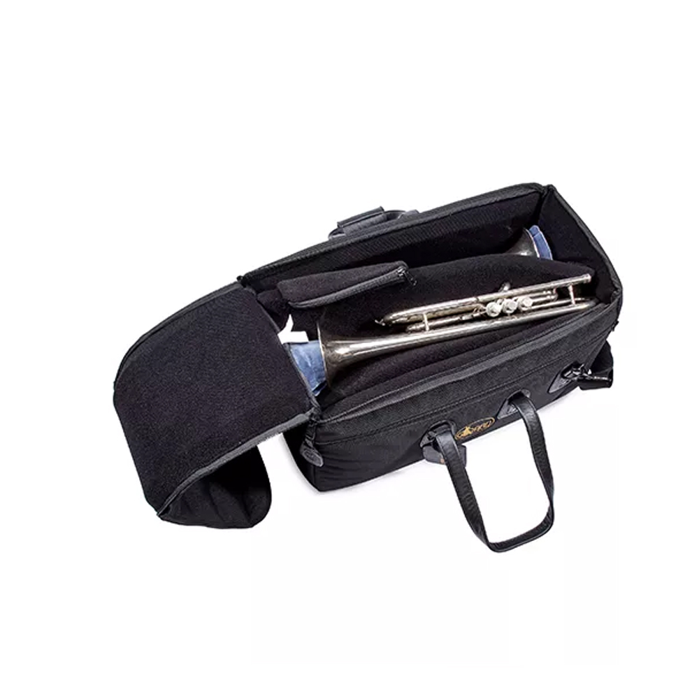 Gard Super Triple Trumpet Gig Bag - Leather Trim - Cases and bags for