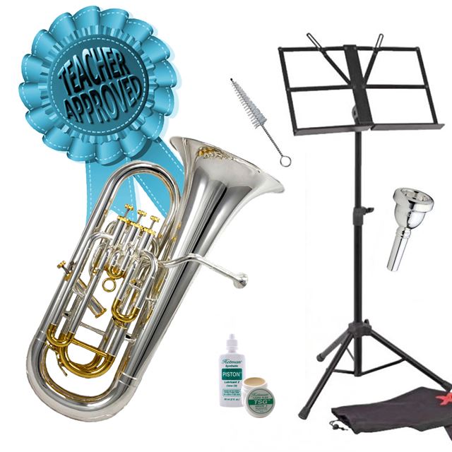 Cambridge Classic 4 Valve Euphonium Smart Choice Pack