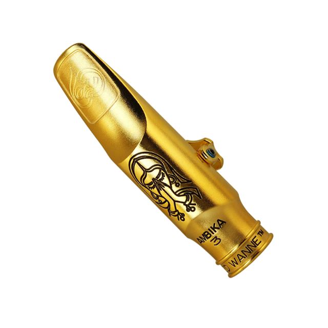 THEO WANNE AMBIKA 3 GOLD PLATED TENOR SAXOPHONE MOUTHPIECE