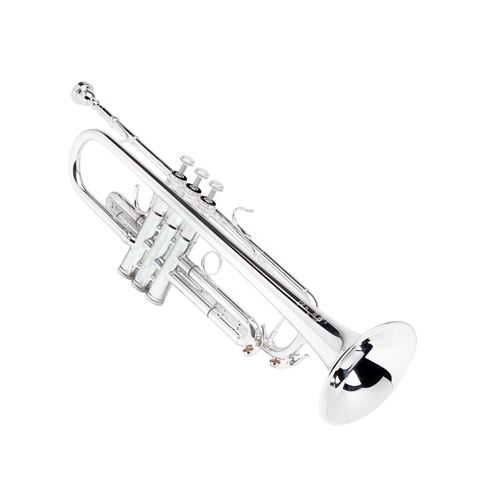 B&S Challenger II Bb Trumpet - Silver