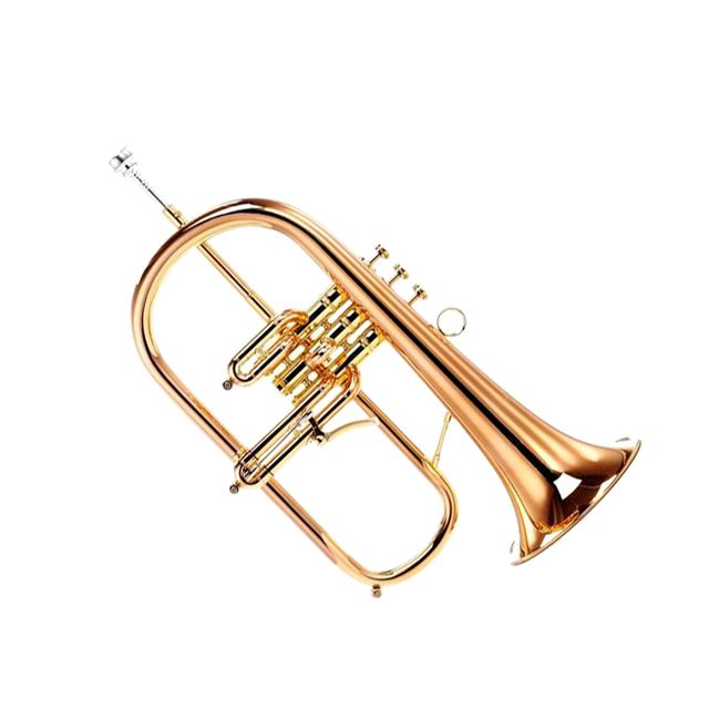 Carol Brass CFL-9990-RSS-BBL Professional Flugelhorn