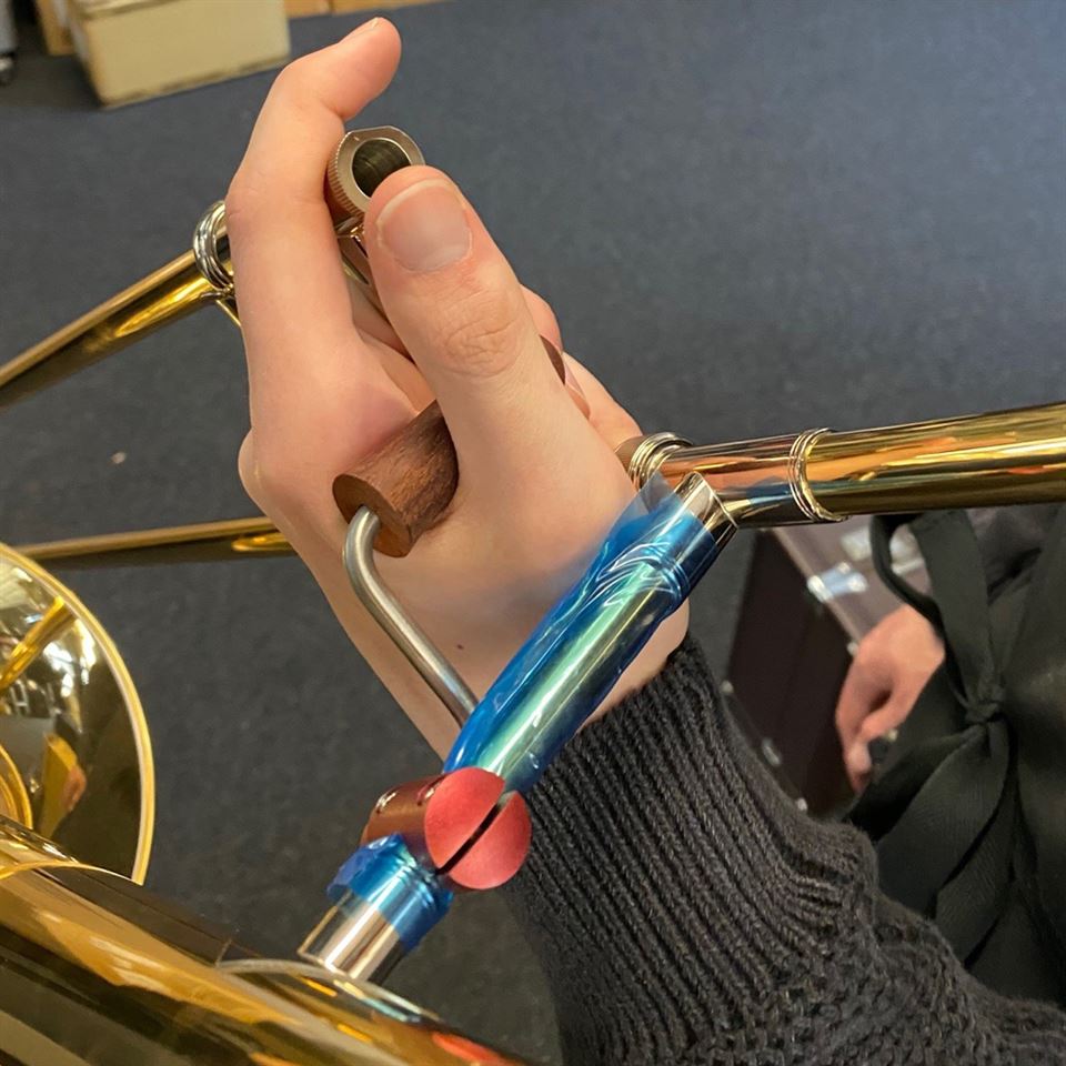 Adjustable Trombone Thumb Support 