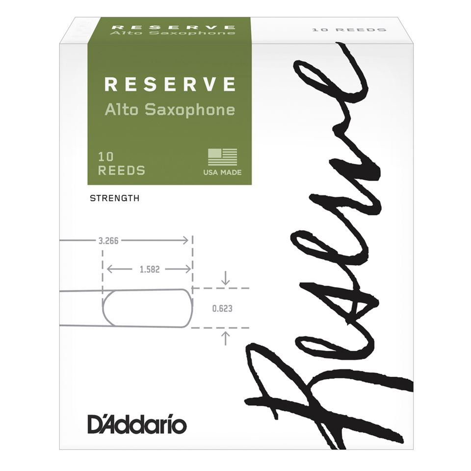 D'Addario Reserve Alto Saxophone Reeds