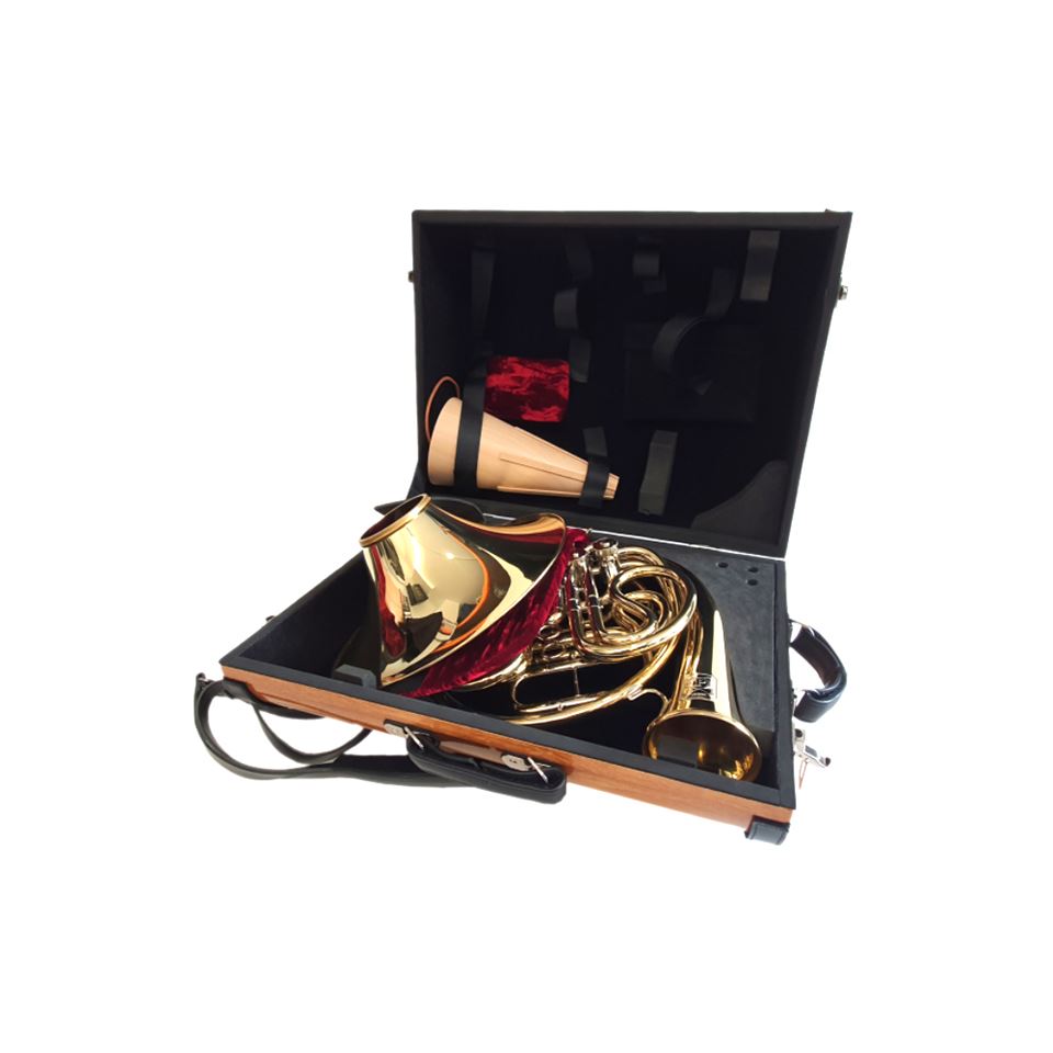 Wiseman Cases Wooden French Horn Case Cases French Horns Sax & Woodwindand Brass