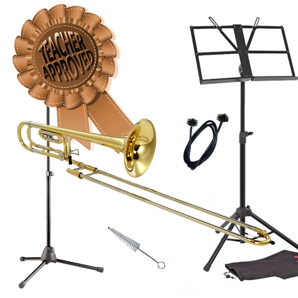 Sierman STB-560G Intermediate Bb/F Trombone Smart Choice Pack