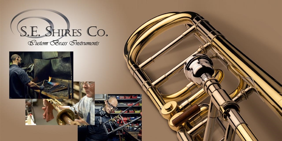S.E. Shires Trombones and Trumpets in stock now