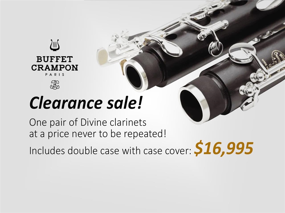 Buffet Crampon Clearance