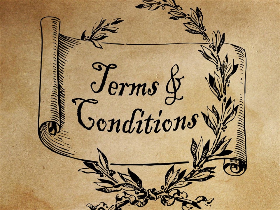 Shopping Terms and Conditions